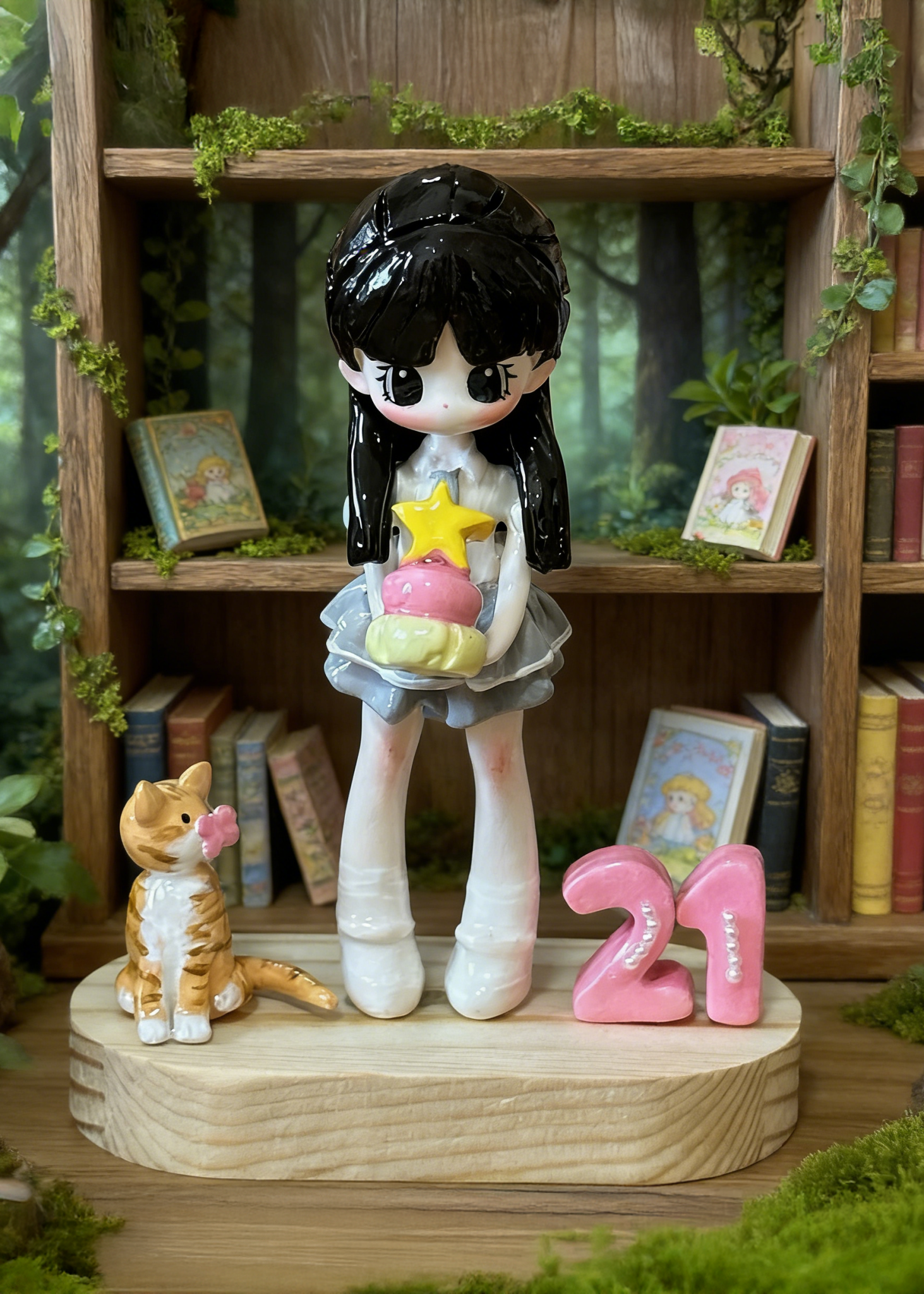 Crew Figures - 揼石仔 Stone Plastic Figurine