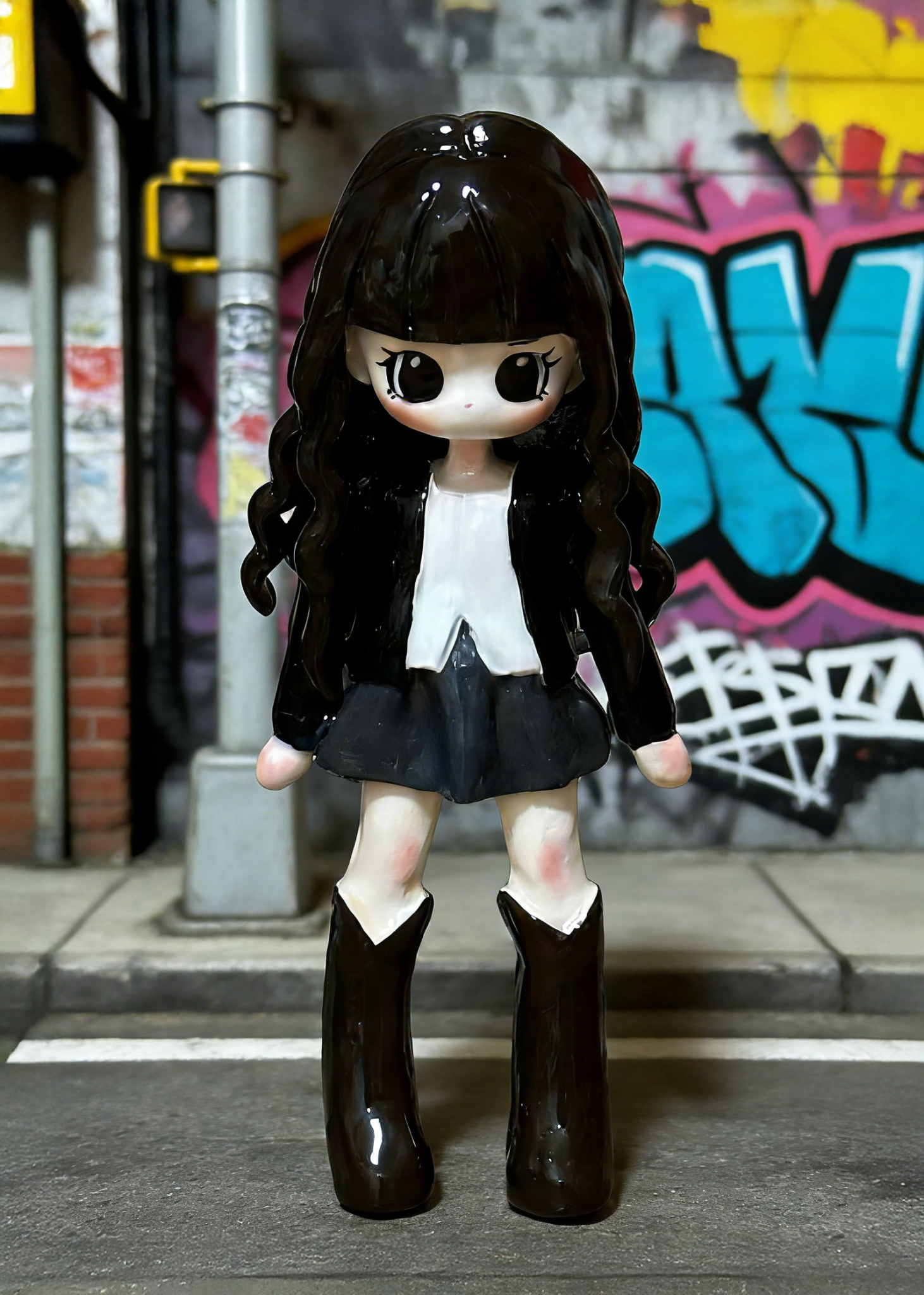 Crew Figures - 揼石仔 Stone Plastic Figurine