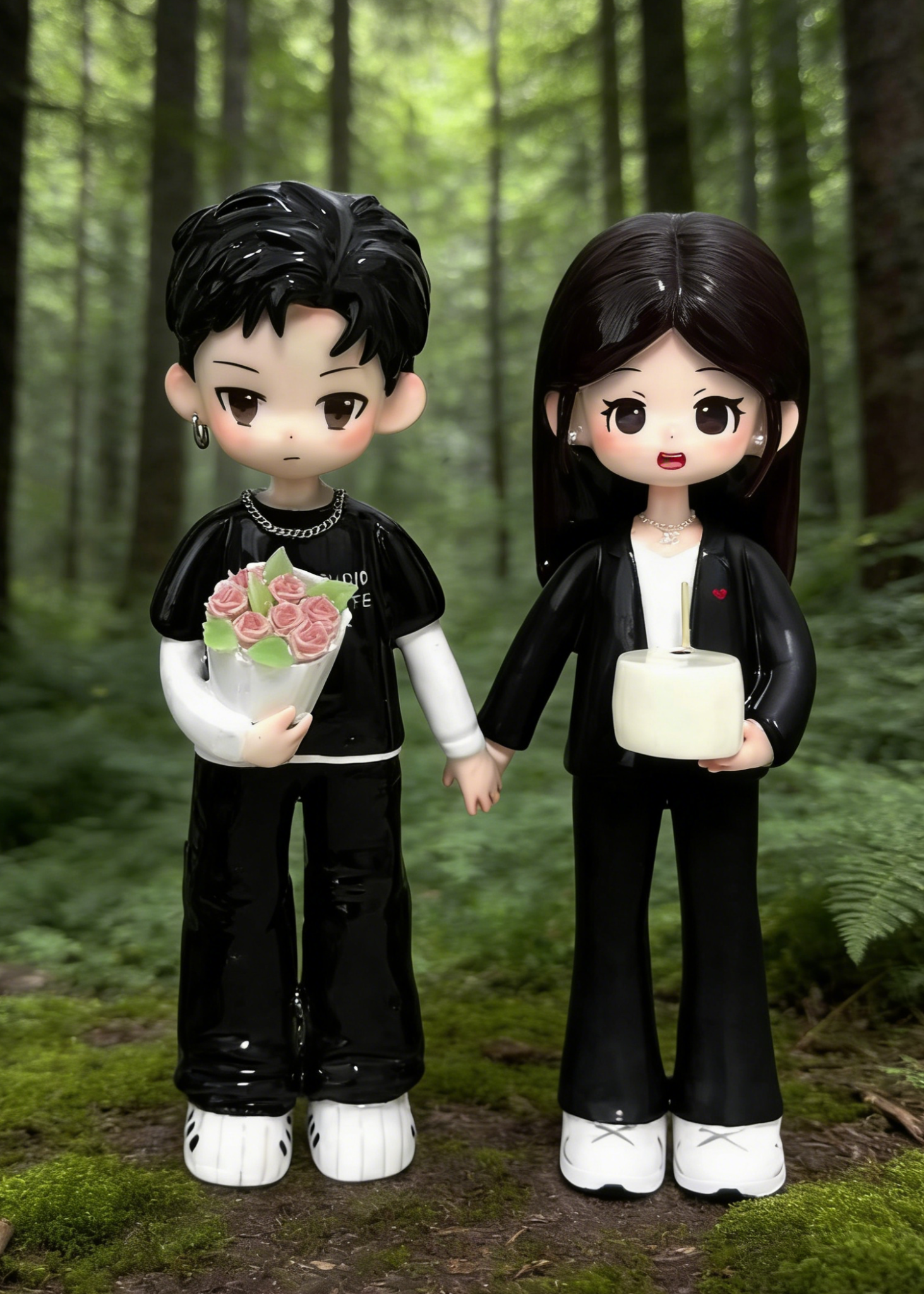 Crew Figures - 揼石仔 Stone Plastic Figurine