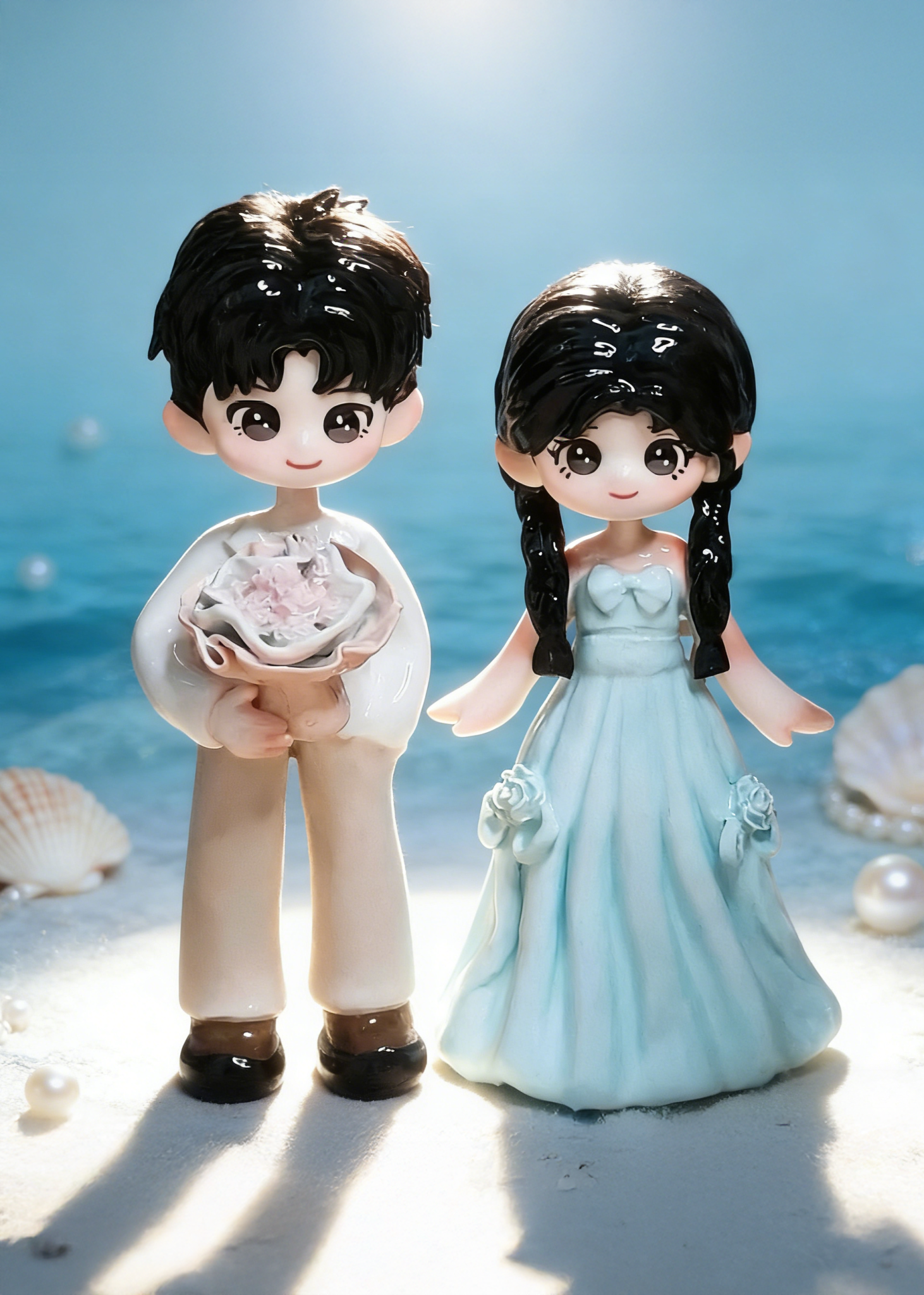 Crew Figures - 揼石仔 Stone Plastic Figurine