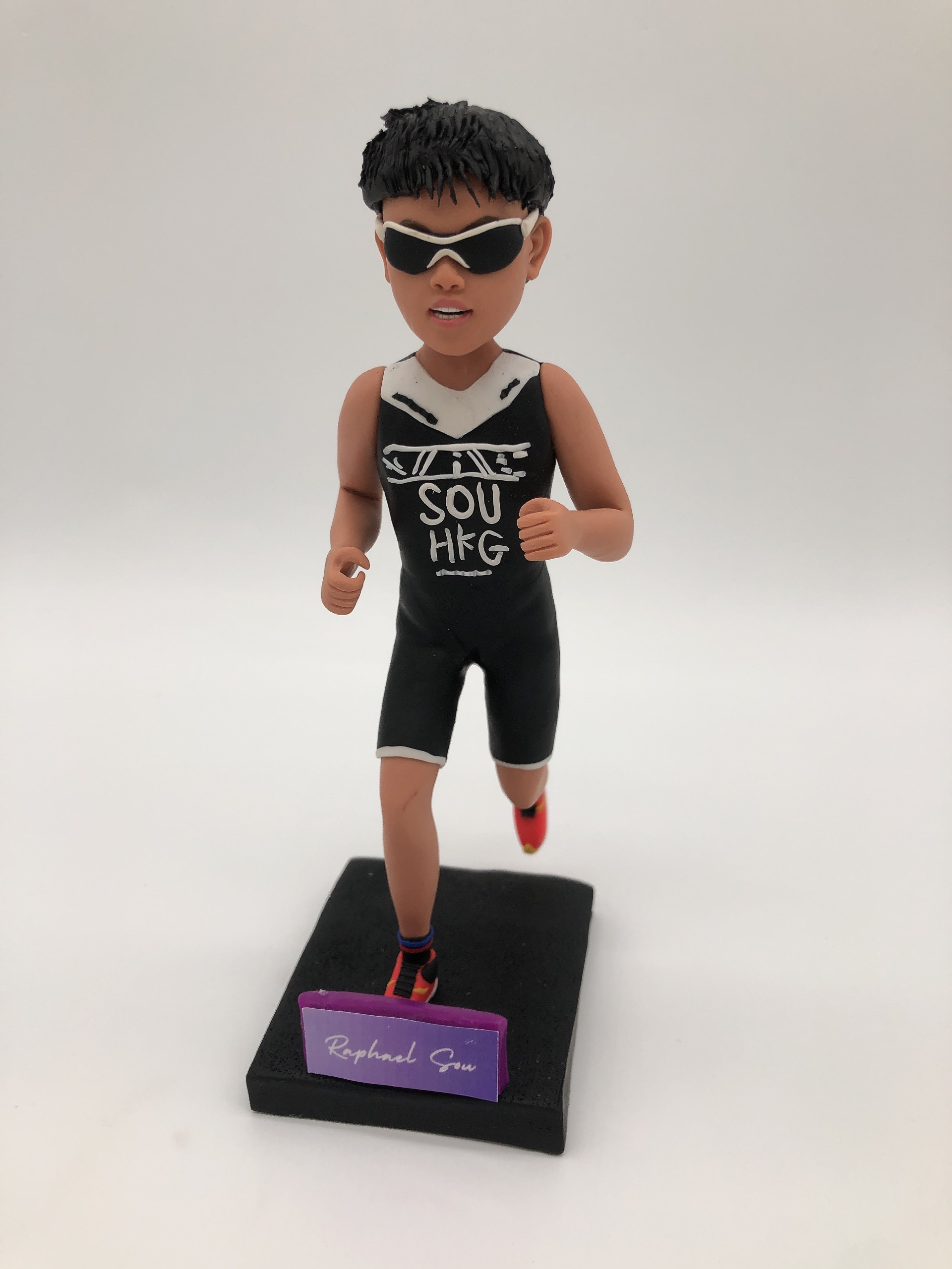 【動感馬拉松跑步人像公仔】運動員紀念 / 參賽留念 / 香港原創設計 Marathon Running
