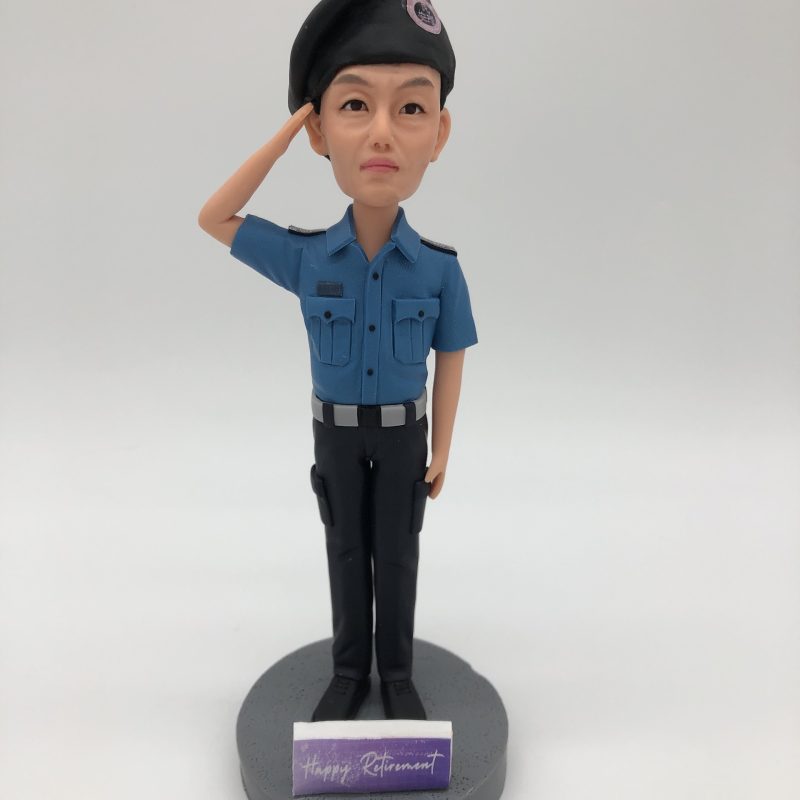 【香港民安隊敬禮退休人像公仔】民安隊榮休紀念禮物 / 制服訂製 / 香港原創設計 CAS Officer Retirement