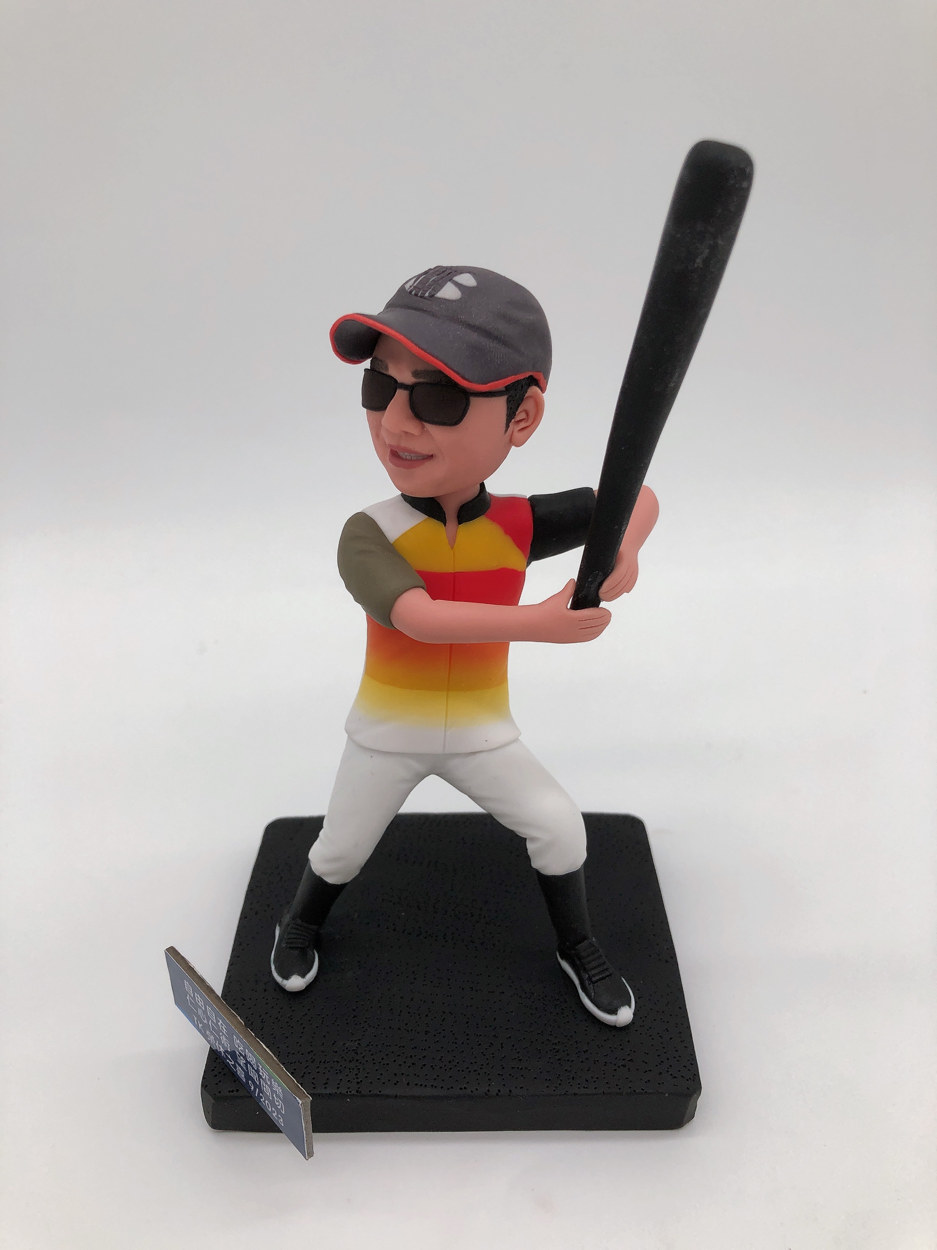 【棒球場揮棒人像公仔】榮休紀念 / 運動員禮物 / 香港原創設計 Baseball Batting - Image 2