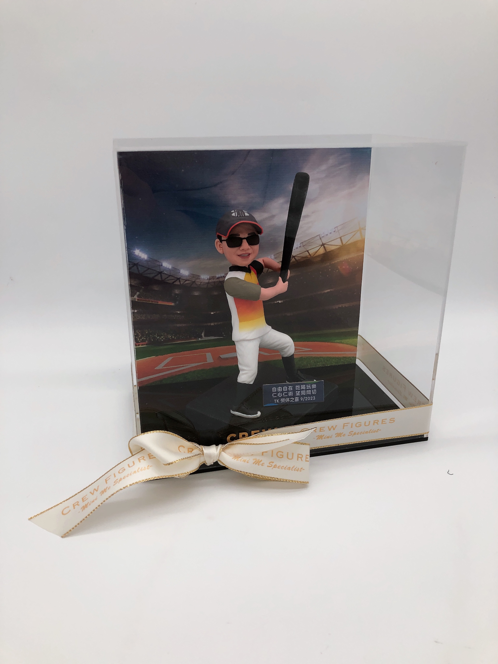 【棒球場揮棒人像公仔】榮休紀念 / 運動員禮物 / 香港原創設計 Baseball Batting - Image 5