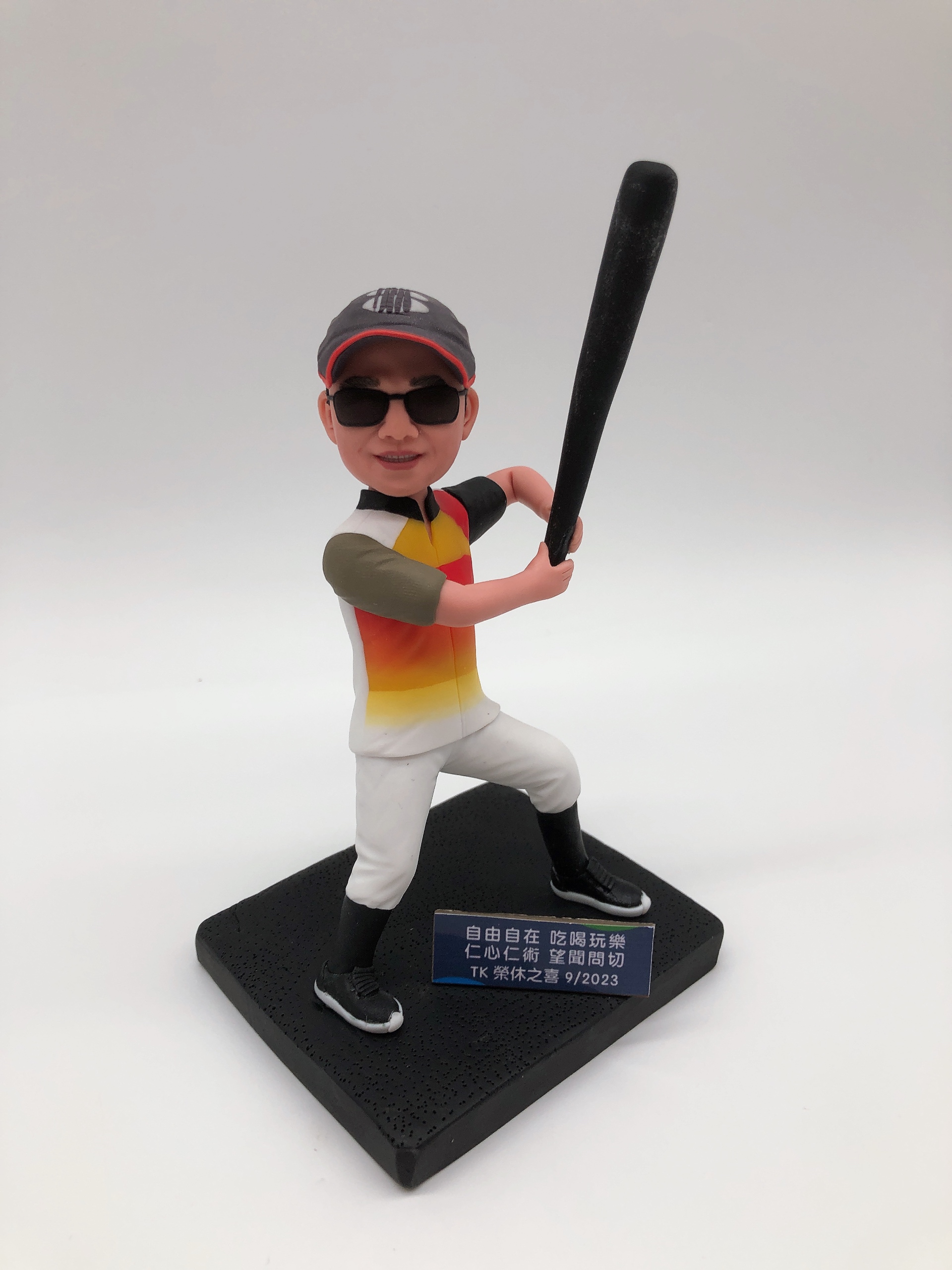 【棒球場揮棒人像公仔】榮休紀念 / 運動員禮物 / 香港原創設計 Baseball Batting - Image 4