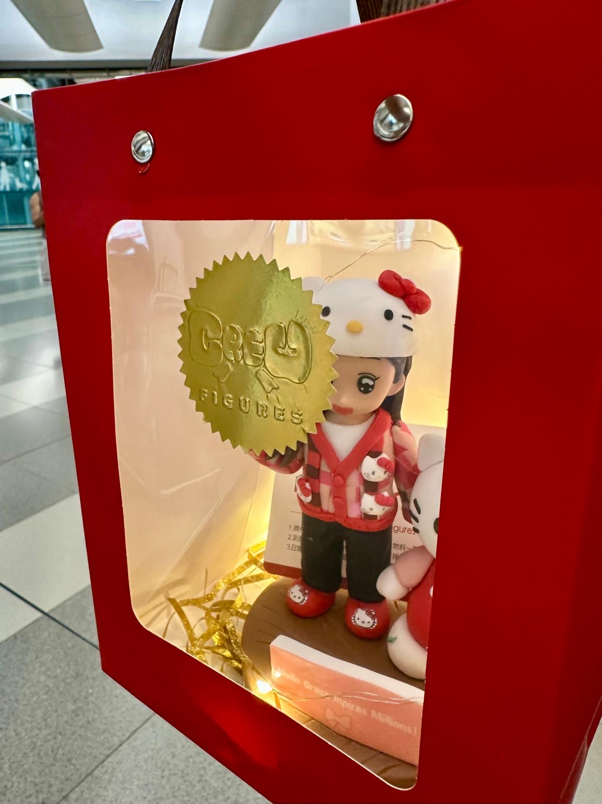 Hello Kitty 主題禮物、動漫角色人像公仔【Hello Kitty 聯名造型人像公仔擺設】客製化動漫真人公仔訂造 Hello Kitty Custom Figurine - Image 3