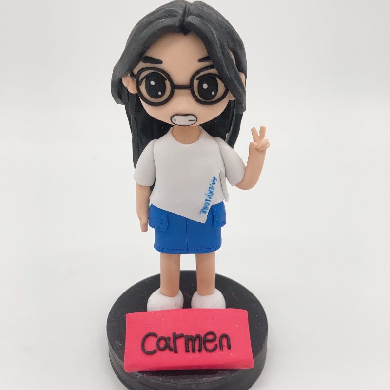 【真人人像公仔】客製化Ｑ版手作造型與專屬名牌紀念擺設 Birthday Figurine