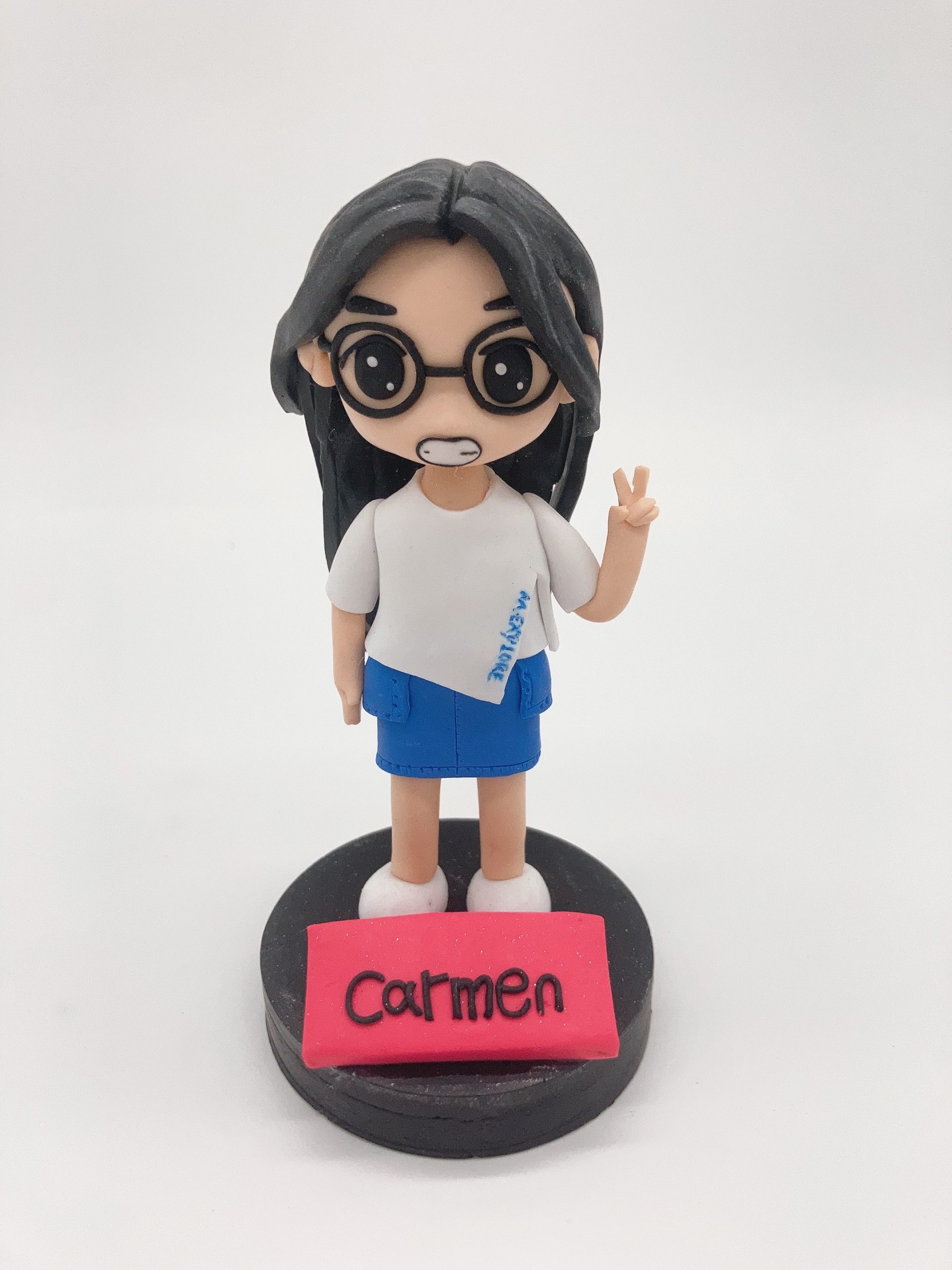 【真人人像公仔】客製化Q版手作造型與專屬名牌紀念擺設 Birthday Figurine
