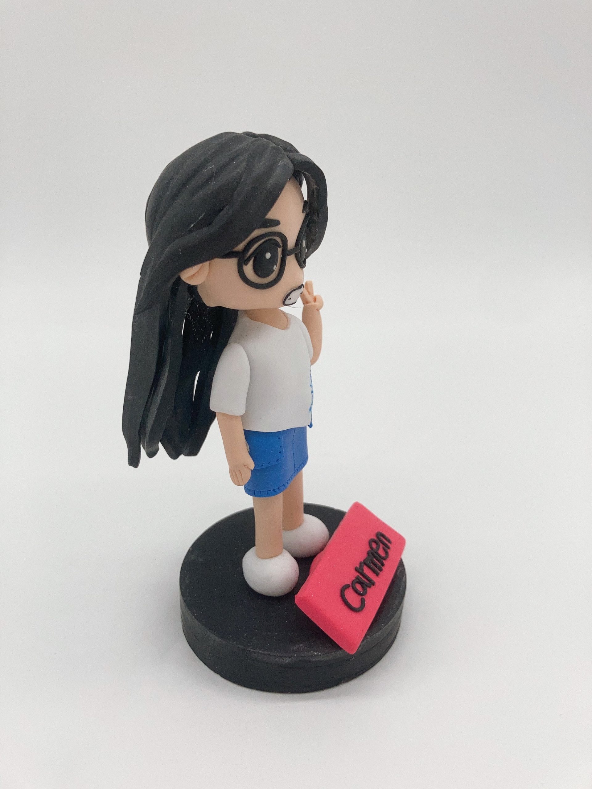 【真人人像公仔】客製化Q版手作造型與專屬名牌紀念擺設 Birthday Figurine - Image 5