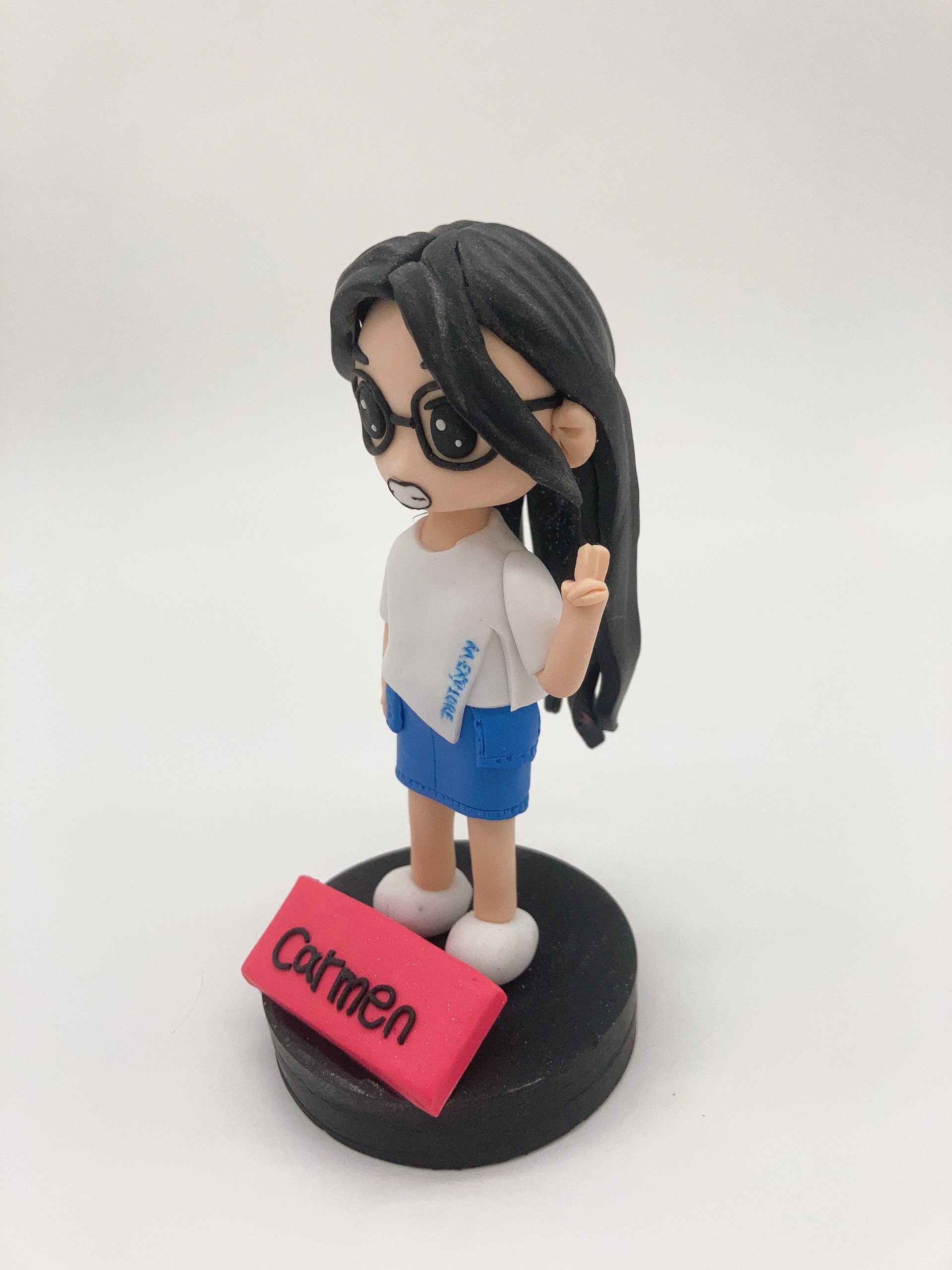 【真人人像公仔】客製化Q版手作造型與專屬名牌紀念擺設 Birthday Figurine - Image 4