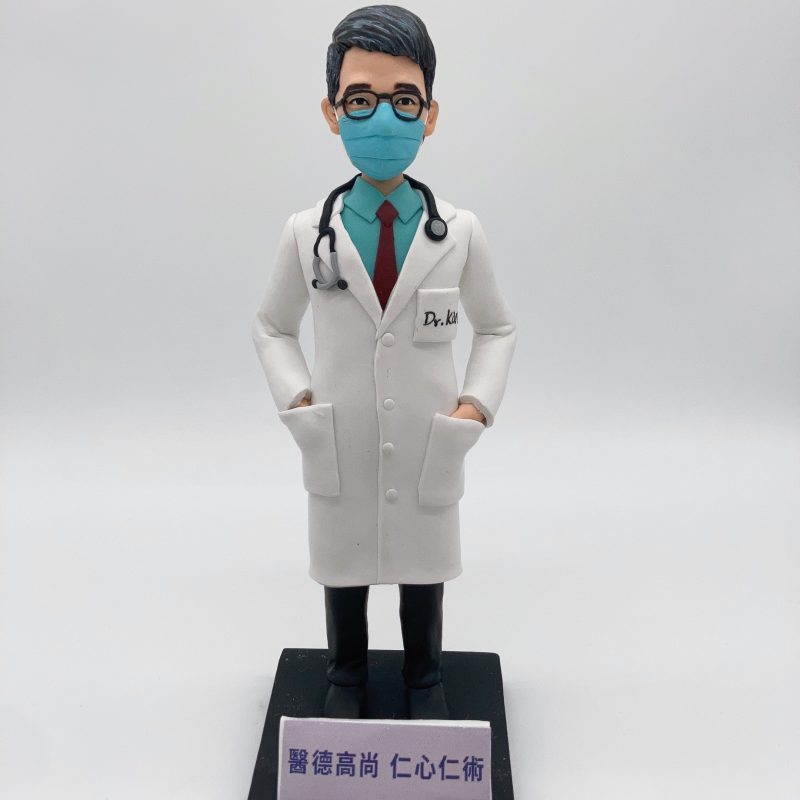 【醫生人像公仔】醫生禮物推薦與醫療人員訂製擺設 Professional Doctor Figurine
