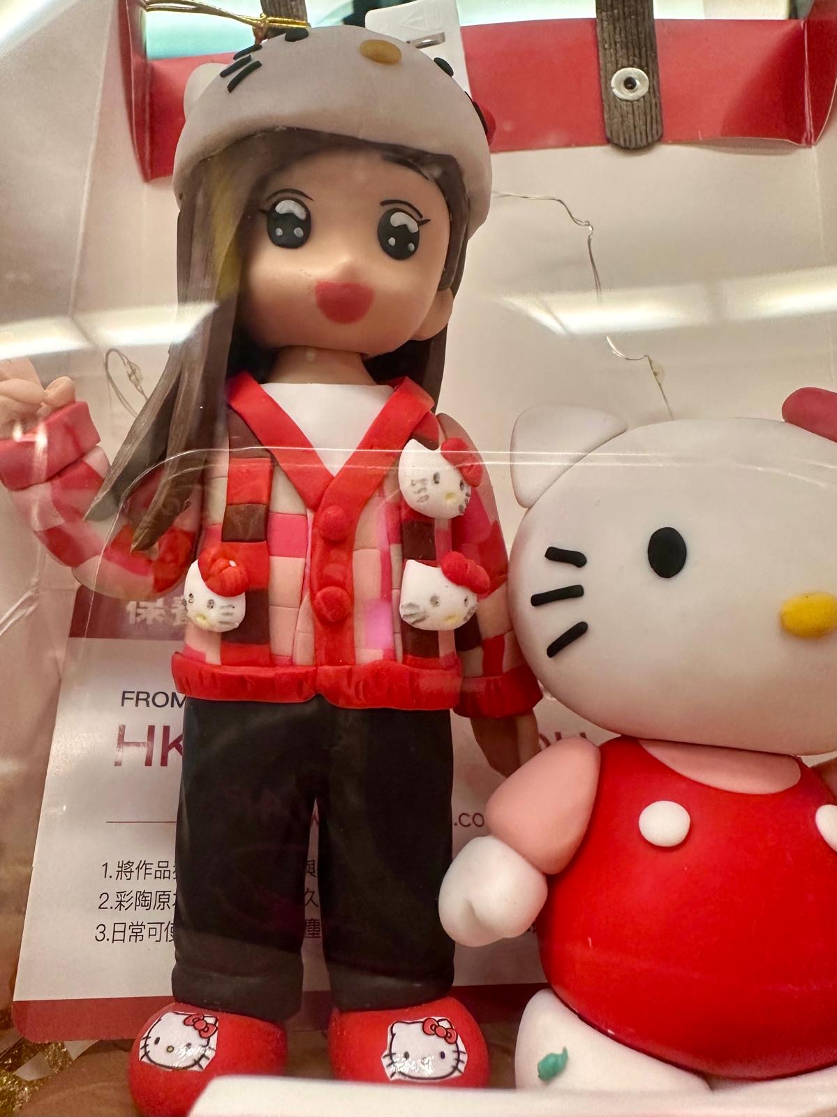 Hello Kitty 主題禮物、動漫角色人像公仔【Hello Kitty 聯名造型人像公仔擺設】客製化動漫真人公仔訂造 Hello Kitty Custom Figurine - Image 2