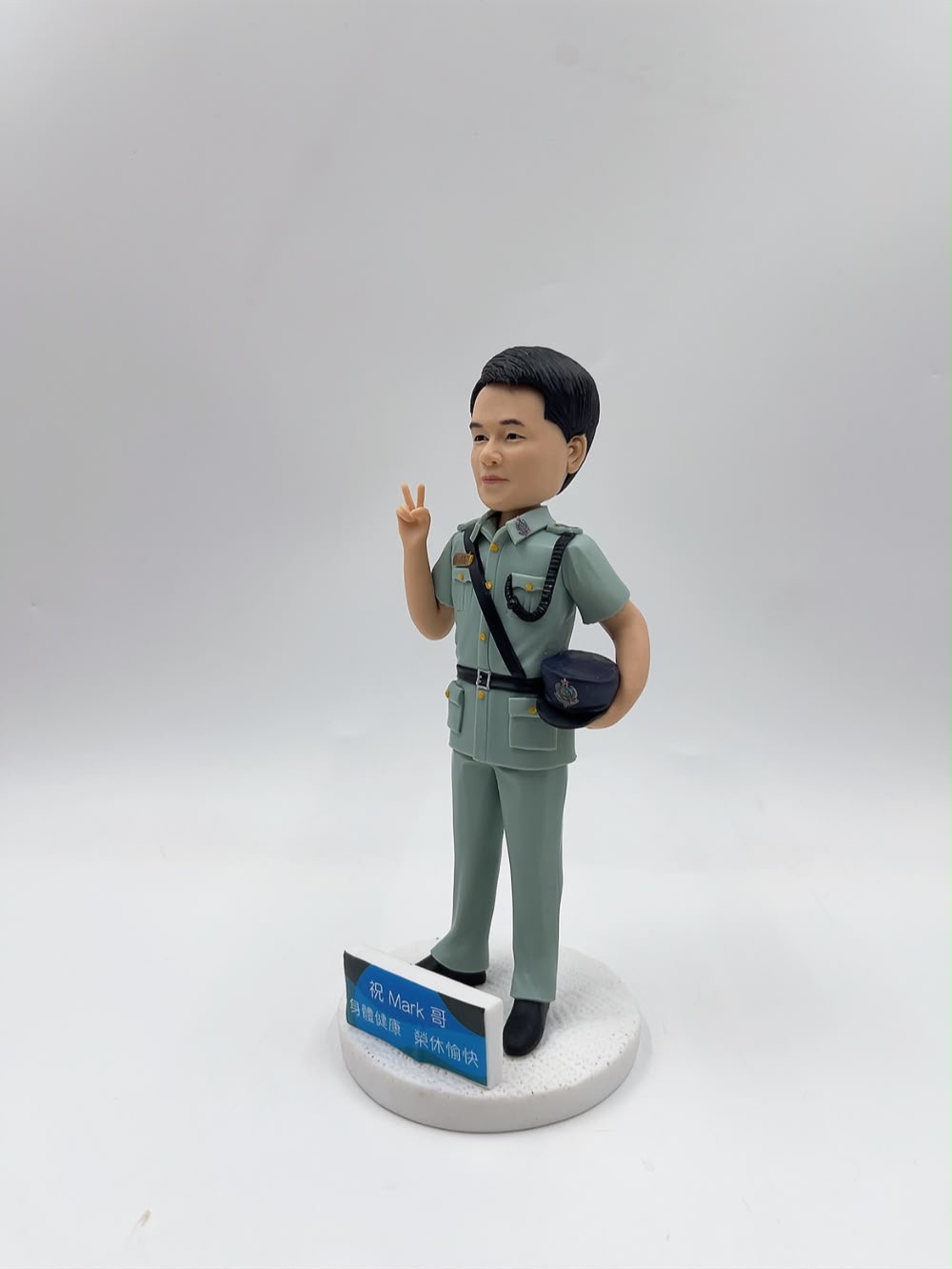 榮休紀念人形公仔、香港警務處客製化人像公仔【警察人像公仔】Happy Retirement Hong Kong Police Force Figurine - Image 2
